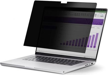 StarTech.com Magnetischer Blickschutzfilter für 16 Zoll MacBook Pro, Entfernbare Anti-Glare Privacy Screen mit 30 Grad Sichtwinkel und 51% Blaulichtreduzierung, Schwarz - Bild 1