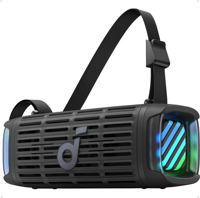 Anker Soundcore Boom 3i Kompakter Outdoor-Lautsprecher in Schwarz mit 50 W, IP68 wasserdicht und salzwasserbeständig, Bluetooth 5.3, 16 Stunden Akkulaufzeit - Bild 1