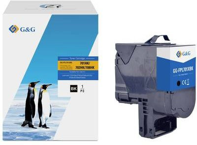 G&G Tonerpatrone Schwarz kompatibel mit Lexmark 702HK und 70C2HK0 für Laserdrucker - Bild 1