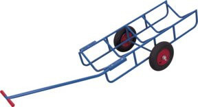 VARIOfit Rollenkarre in Blau und Stahl - Bild 1