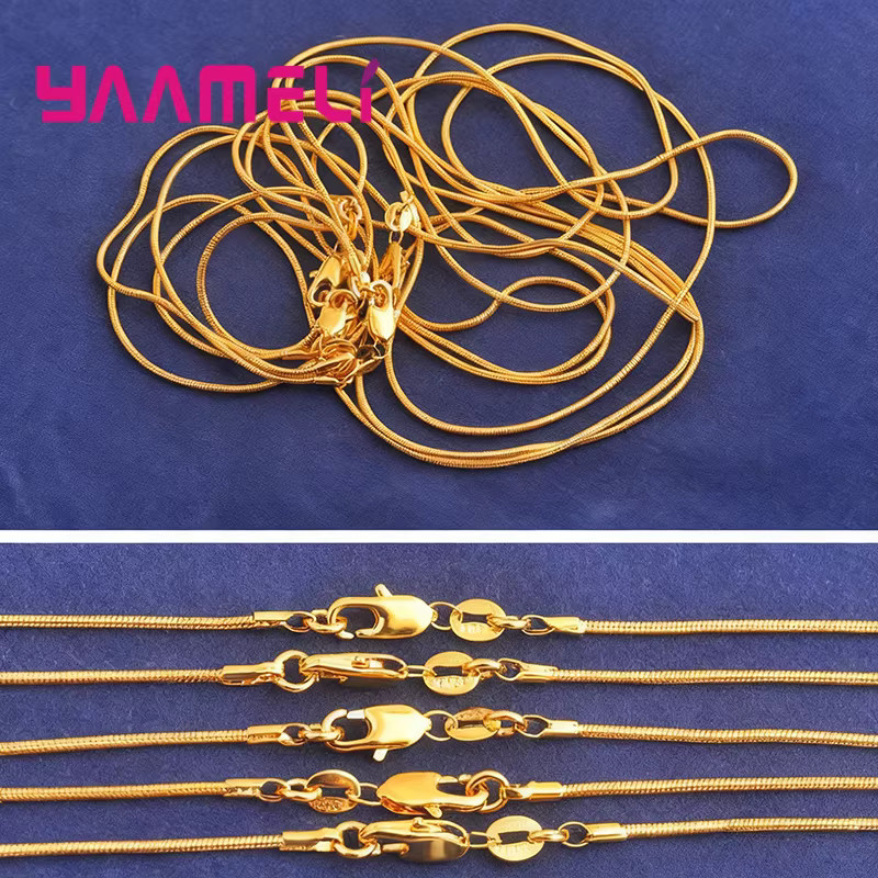 YAAMELI Halskette, Gelbgold, Unisex - Bild 1
