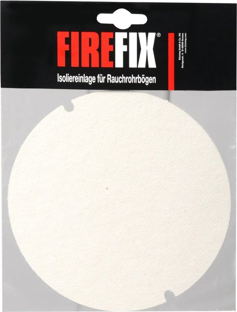 Firefix Isolierung für Rauchrohrbögen in Weiß - Bild 1
