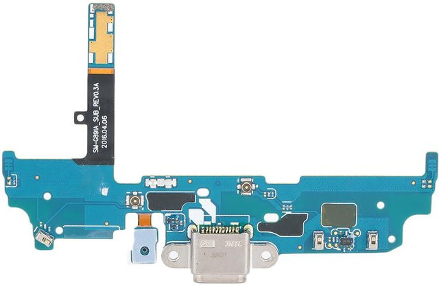 Samsung Galaxy S7 Active G891A USB-Ladegerät Ladeanschluss Flexkabel Dock-Anschluss in Blau - Bild 1