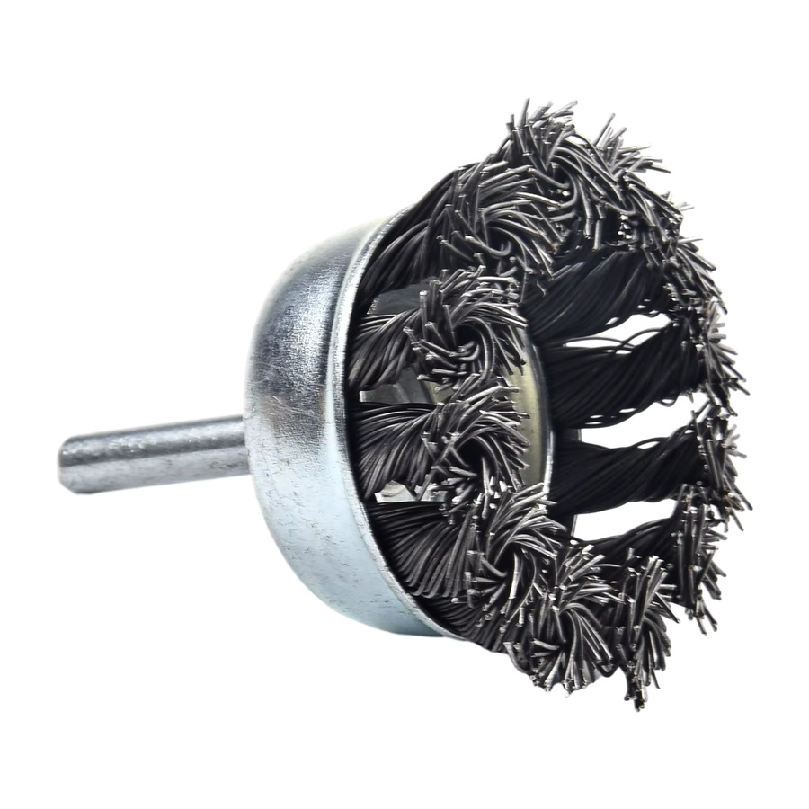 Vibratite Drahtbürste Bohraufsatz aus Metall mit 1/4 Zoll Schaft für die Rostentfernung in Silber - Bild 5