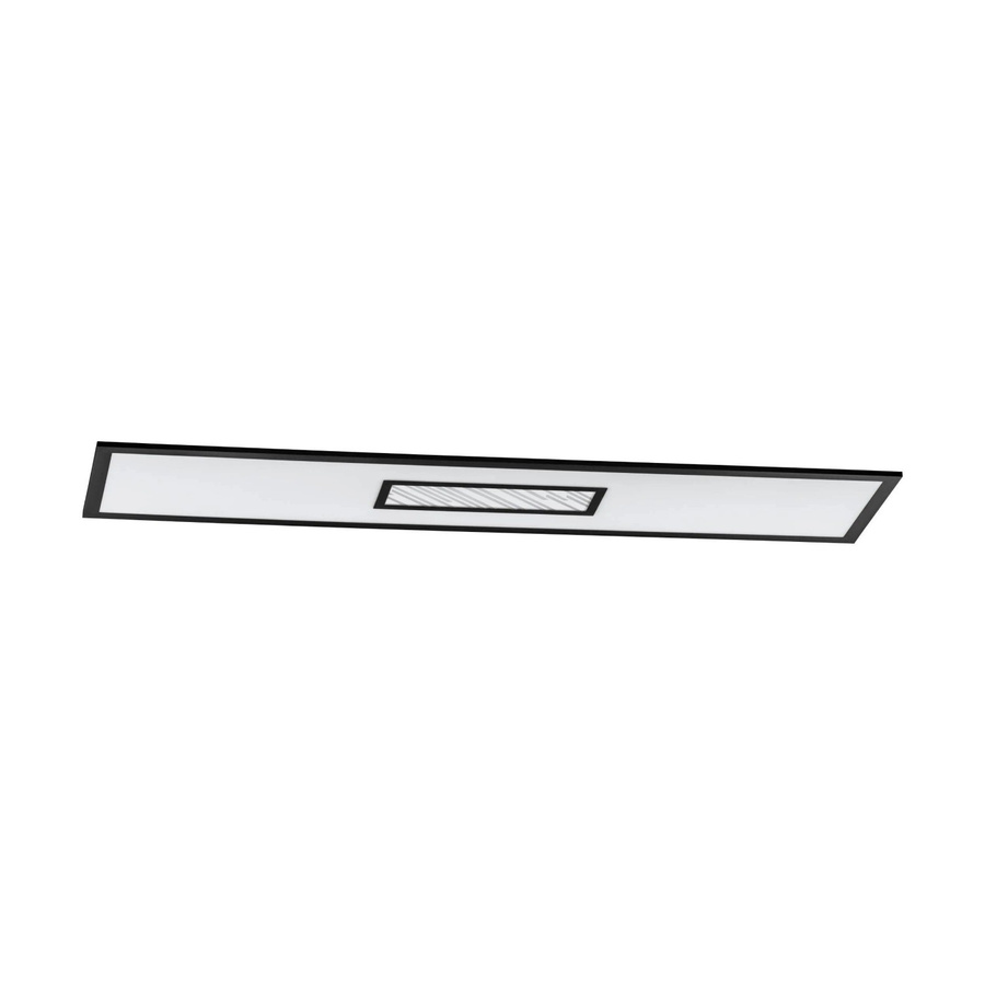 Eglo Bordonara LED-RGB/CCT-Deckenleuchte in Schwarz-Weiß, dimmbar mit Fernbedienung, B/T/H: 119,5 x 29,5 x 35,0 cm - Bild 2