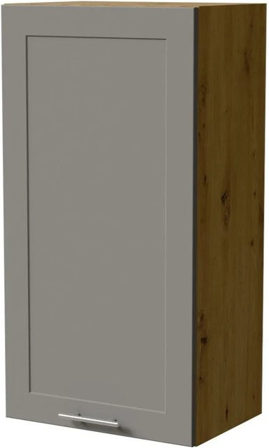 Feldmann-Wohnen Hängeschrank Oslo W4 in Eiche Artisan und Dust Grey Matt, B/T/H: 50 x 32,5 x 96 cm - Bild 1