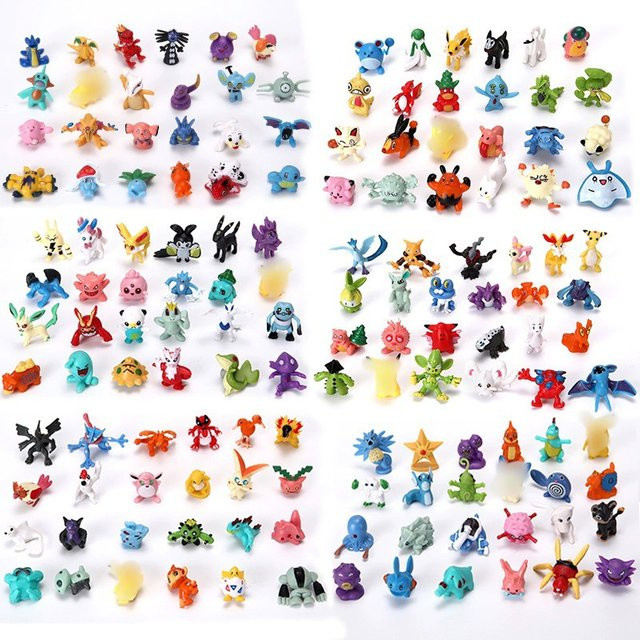 Bandai Pokémon Action-Spielzeugfiguren, Puppenmodell, 48 Stück - Bild 1