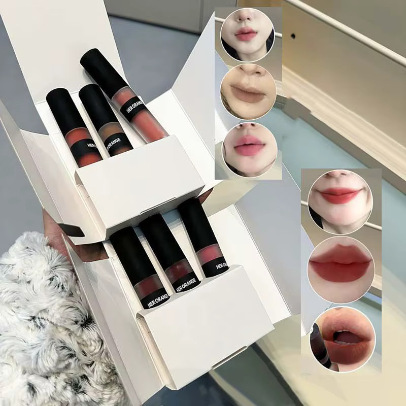 HERORANGE Lip Glaze Lippenstift, Matt, Nude-Braun - Bild 2