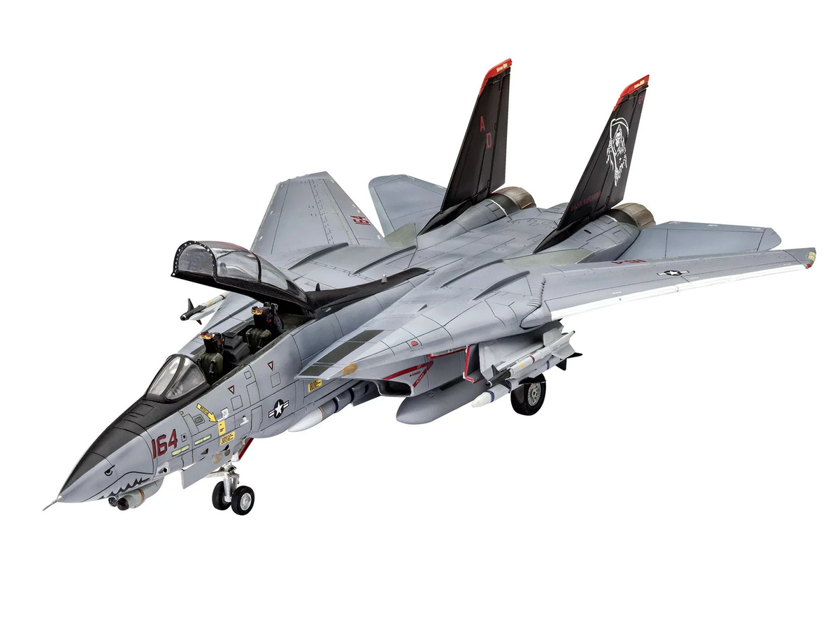 Revell Grumman F-14D Super Tomcat Modellbausatz 1:72 ab 10 Jahren - Bild 2