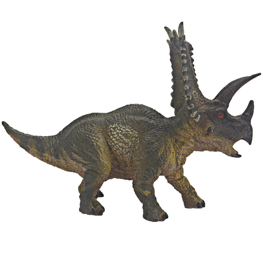 XIALIBAOMOWAN Prähistorische Jurassic Pentaceratops Dinosaurier-Modell-Actionfigur, Kunststoff - Bild 3