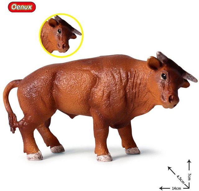 Oenux Simulation Milchkuh Rind Kalb Angus Bulle Ochse Büffel, Actionfiguren, ab 3 Jahren - Bild 1