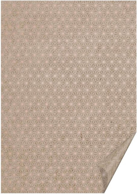 HEYDA Naturkarton Sternlinien in Roségold, Breite: 50 cm, Höhe: 70 cm, 220 g/m² - Bild 1
