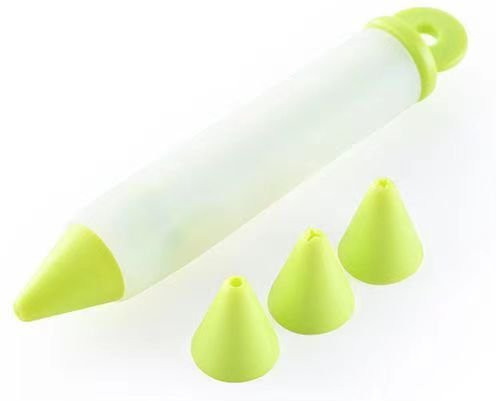 Chenxiaogang Silikon-Dekorationsstift für Kuchen und Backarbeiten, Grün - Bild 1