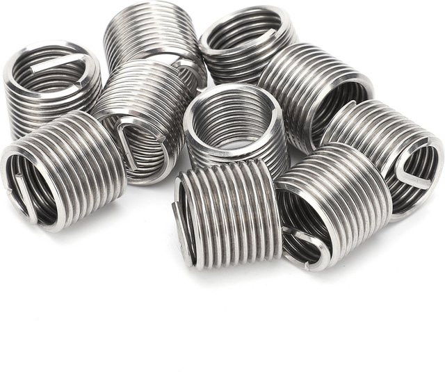 10er Set Gewindeeinsätze Männlich Weiblich zur Reparatur aus Edelstahl in Silber, M16x2x1.5D von TOMTOP JMS - Bild 1