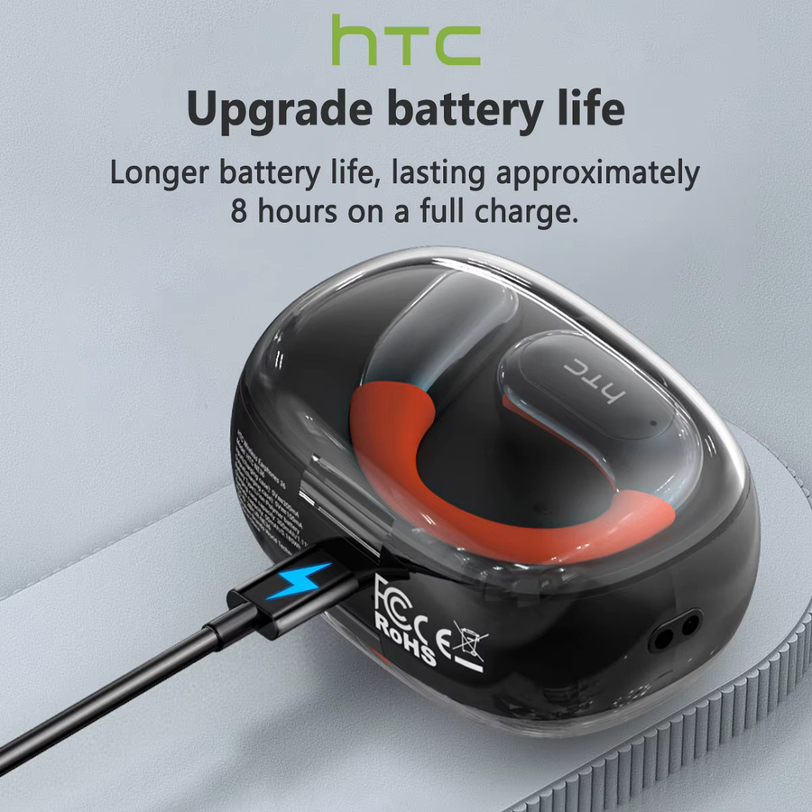 HTC NE36 Sprachübersetzungs-Kopfhörer mit KI-Übersetzung und Surround-Sound in Lila - Bild 4