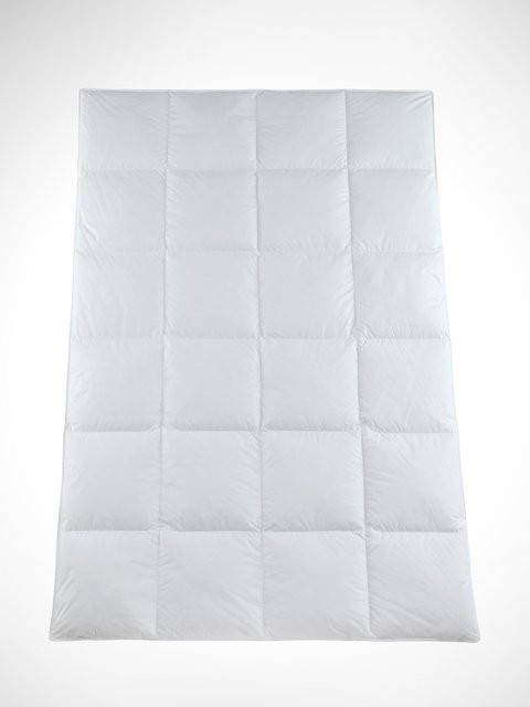 Winterbett Mondo extra warm mit Daunen und Federn in Beige und Weiß, B/T: 135 x 200 cm - Bild 1