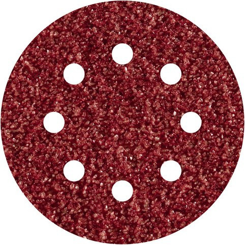 Wolfcraft Haftschleifscheiben Korund Körnung k60 Rot - Bild 1