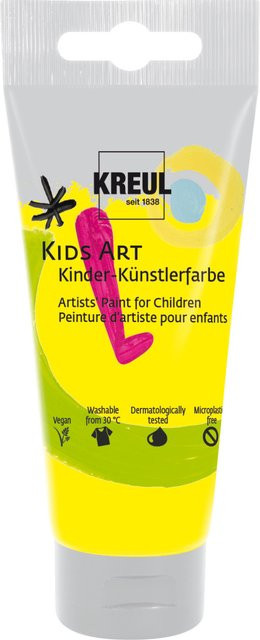 KREUL Kids Art Kinder-Künstlerfarbe Primärgelb - Bild 1