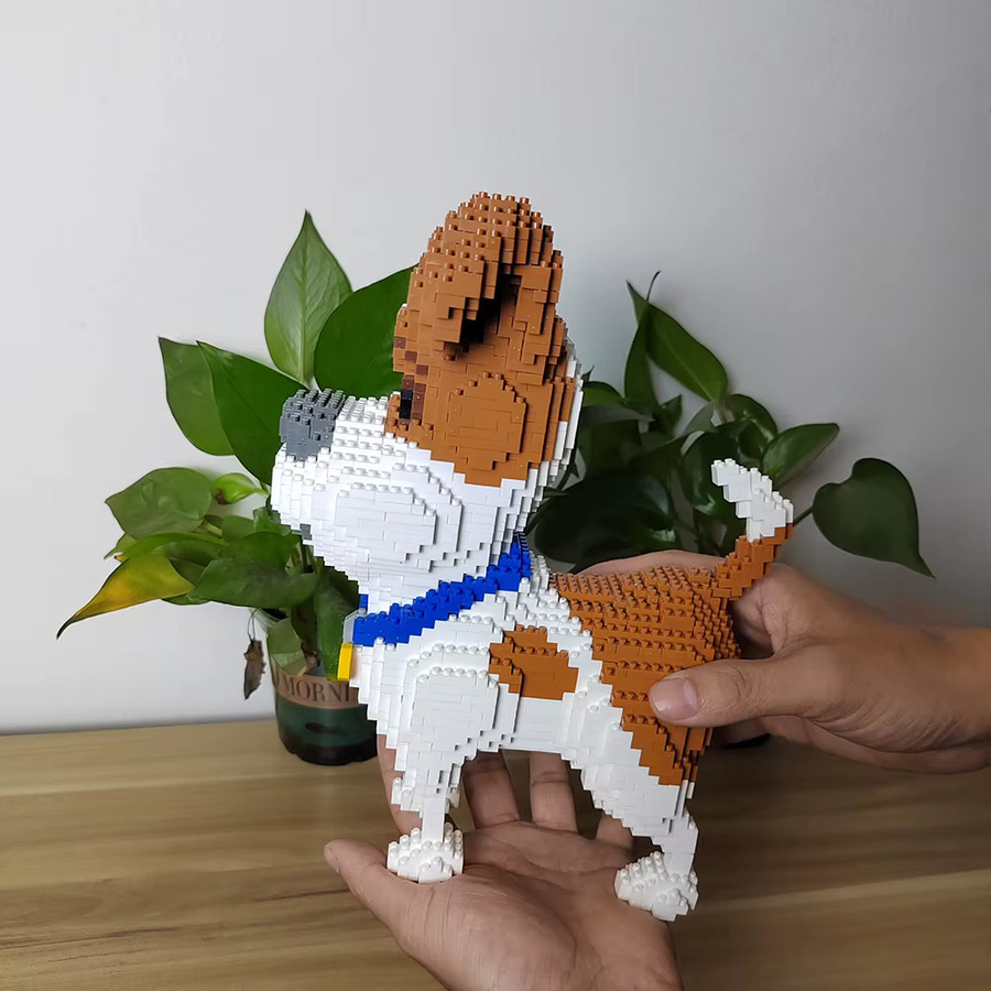 Doubuilt Jack Russell Terrier, Mikro-Bausteine, Hundefigur - Bild 2