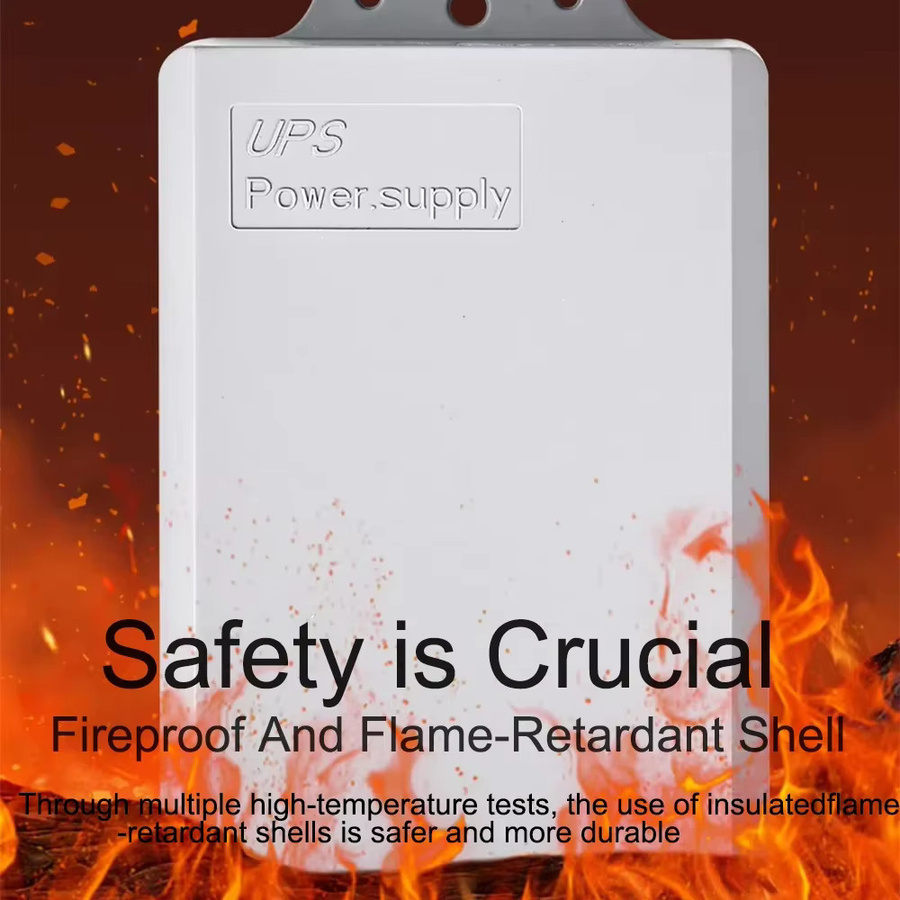DiFang USV-Netzteil für Kameras mit 3600 mAh, DC 12 V, 2 A, wasserdicht, Weiß - Bild 4