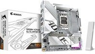 Gigabyte B850M AORUS ELITE WIFI6E ICE Mainboard AM5 DDR5 in White und Silver mit Wi-Fi und Bluetooth - Bild 1