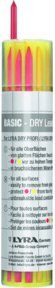 Lyra Ersatzminen-Set Dry Profi für Professionals, Graphit, Gelb und Rot, 12 Stück - Bild 1