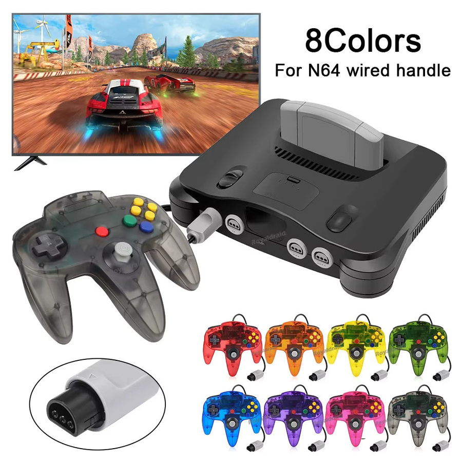 HeroAngel Wired Gamepad für N64 Konsole, Retro Joystick Steuerung in 8 Farben - Bild 5
