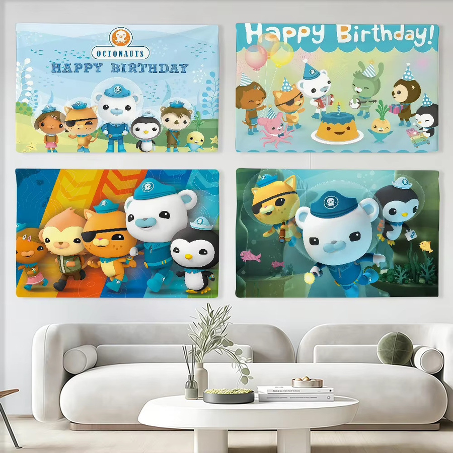 Warner Bros. Octonauts Banner Dekoration für Kinder, Mehrfarbig, B/H: 60 x 40 cm - Bild 2
