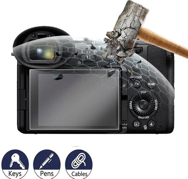 Nikon ZR Kamera Displayschutz aus gehärtetem Glas, transparent und kratzfest - Bild 1