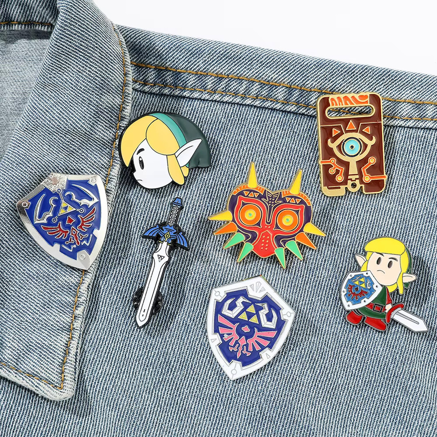 Bandai Legend of Zelda Metall-Abzeichen, Zubehör - Bild 3