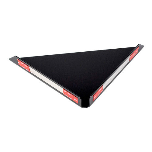 Schulte Duschablage zum Kleben aus Aluminium in Schwarz, B/H/T: 23 x 3,5 x 23 cm - Bild 3