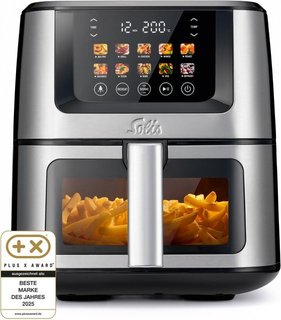 Solis Air Fry & Dry Typ 8200 Heissluftfritteuse in Silber - Bild 1