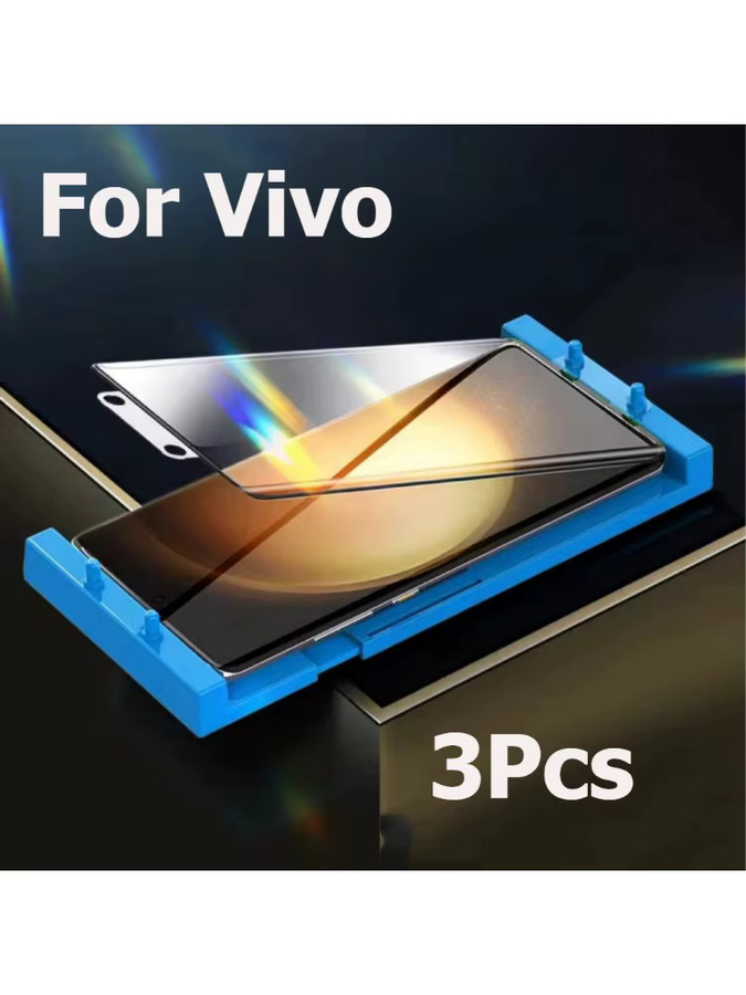 3er-Pack Keramikfolie Displayschutzfolie für Vivo X300 Pro, X300, X200 Pro, X200 Ultra und X100, transparent, inklusive Installationssatz - Bild 6