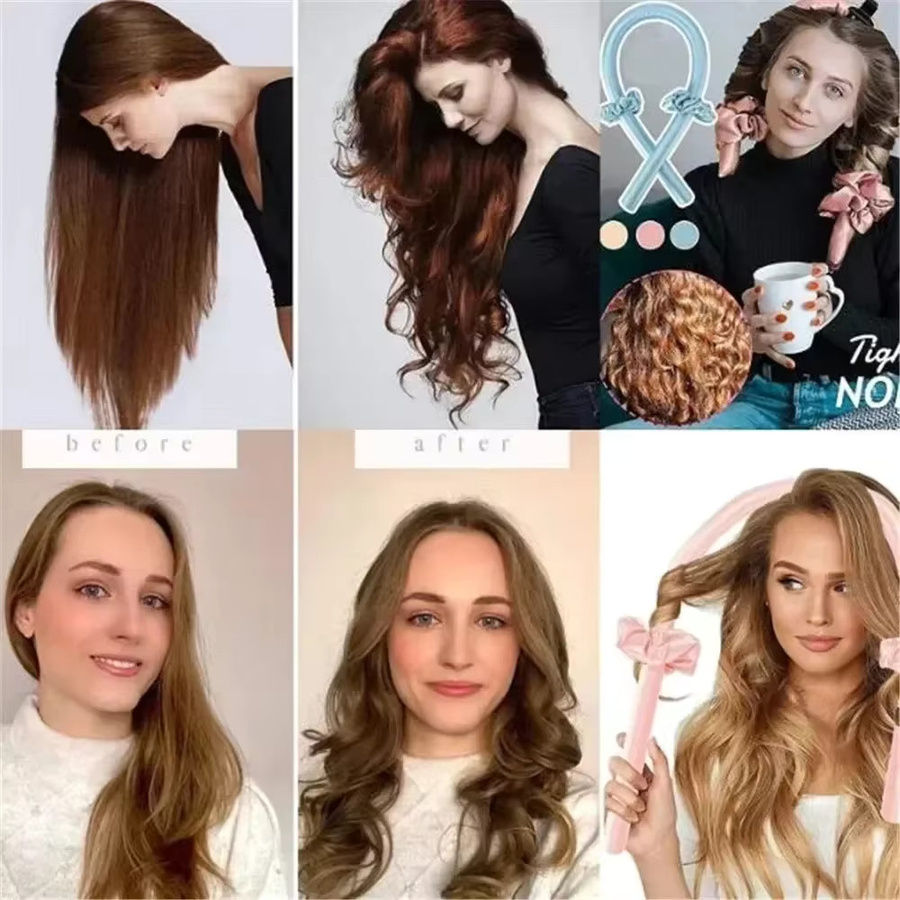 Keine Wärme Band Heatless Curling Stange, Lockenwickler für Damen und Herren - Bild 4