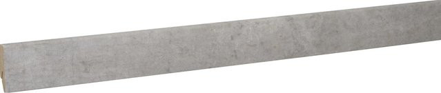 Classen Sockelleiste Fliessestrich in Altweiß mit Kabelkanal aus MDF, H x B x T: 58 x 19 x 2400 mm - Bild 1