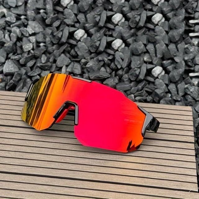 DIXSG Korrektionsbrille, Herren, randlos, schwarz, gelb-orange - Bild 1