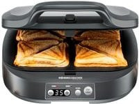 Rommelsbacher Sandwichmaker ST 1800 in Schwarz und Schiefer - Bild 1