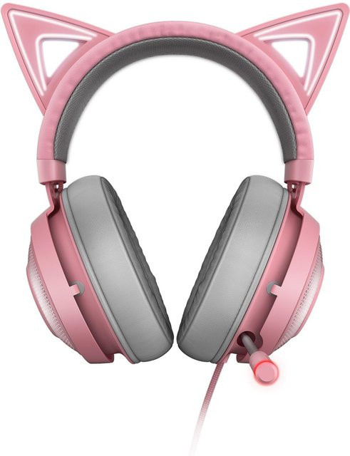 Razer Kraken Kitty V2 Pro Gaming-Headset in Quartz/Pink mit USB-A Anschluss und Over-Ear Design - Bild 1