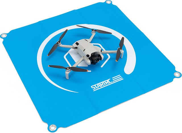 STARTRC faltbare Drohnen-Landepads für DJI Mavic 4 Pro, Air 3S, Neo 2, Mini 5 Pro, Mini 4 Pro, Mini 3 und Mini 4K in Blau und Grau - Bild 1