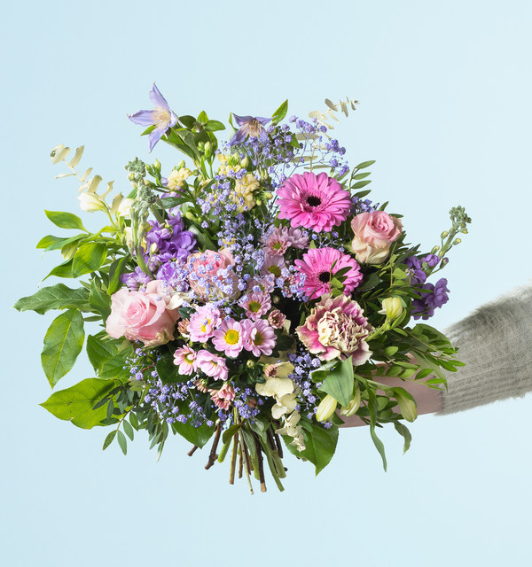 BLUME2000 Bouquet purple multicolour fresh - Bild 1