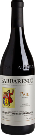 Produttori del Barbaresco Barbaresco Riserva Paje 2019, Rotwein, Nebbiolo, Italien, 0,75 l