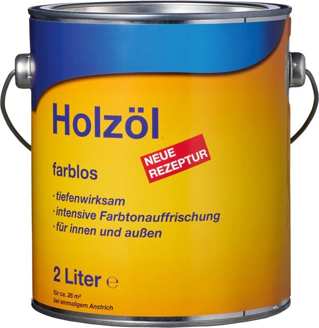 CMI Holzöl Farblos mit UV-Schutz und Wasserabweisung 2 l - Bild 1