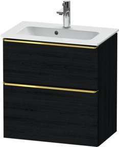 Duravit Waschtischunterschrank D-Neo Compact, Wandhängend, Weiß Glänzend, B: 62,5 cm, T: 37,2 cm - Bild 1