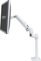 Ergotron LX Monitor Arm mit hoher Säule in Weiß - Bild 1