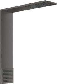 Hansgrohe Brausenmodul ShowerComposition Rain in Gunmetal, Rechteckig, B/B: 25 x 25 cm - Bild 1