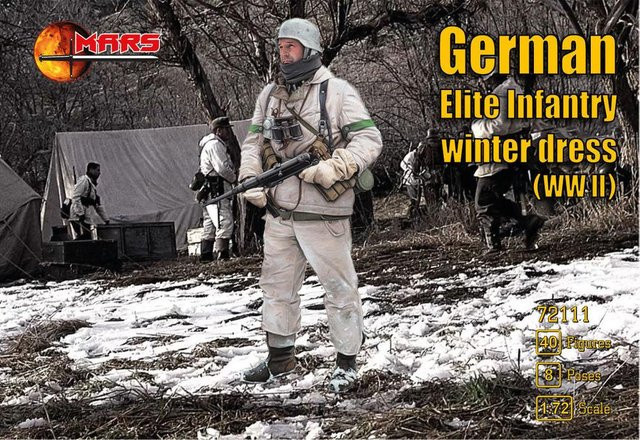 Mars Figures WWII German elite infantry - Winter dress, Einzelfigur - Bild 1