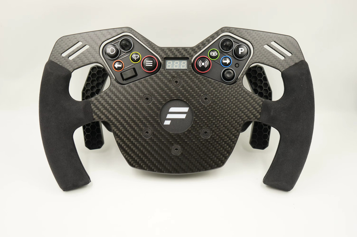 SIMPUSH Formula Racing Sim Wheel Mod GT3 GT4 für FANATEC CSL Universal Hub V2 in Schwarz - Bild 2