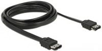 Delock eSATA Kabel 3Gb/s in Schwarz - Bild 1