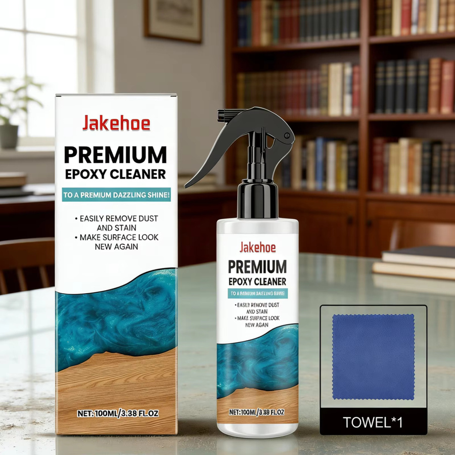 Jakehoe Premium Epoxid-Reinigungsspray und Hochglanz-Politur-Set mit Tuch, Multicolour, 100ml - Bild 4