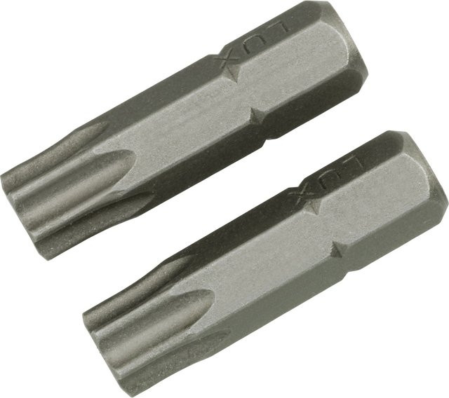 LUX-TOOLS Schraubendreher-Bit TX40 aus Stahl, 2 Stück, Grau - Bild 1